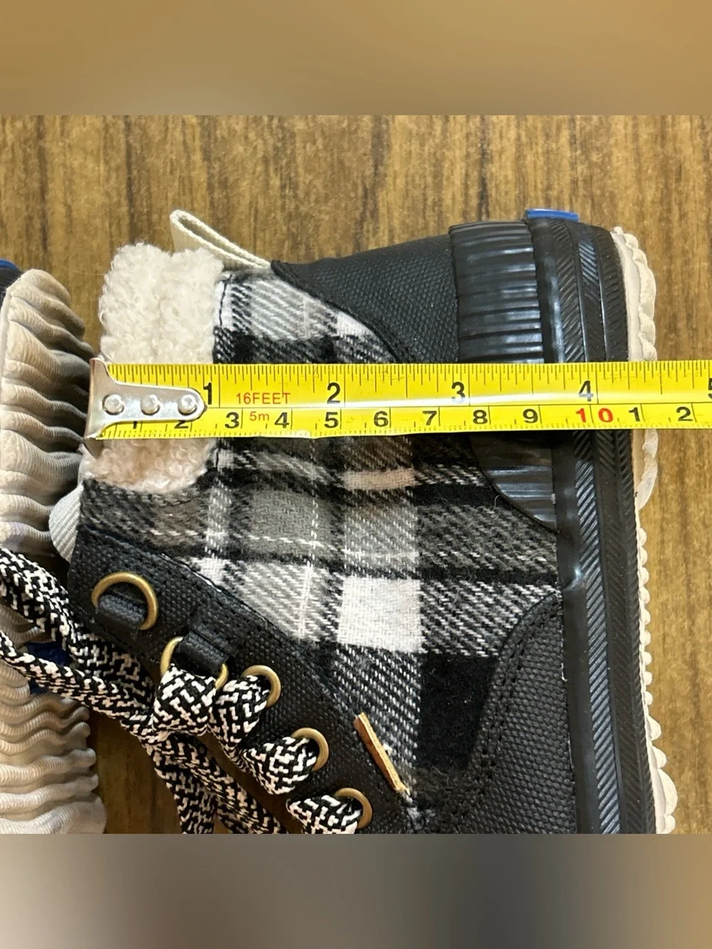 Keds Scout Rain Boot Cozy Thinsulate Water-Repellant Flexible Sole Grip Size 6.5